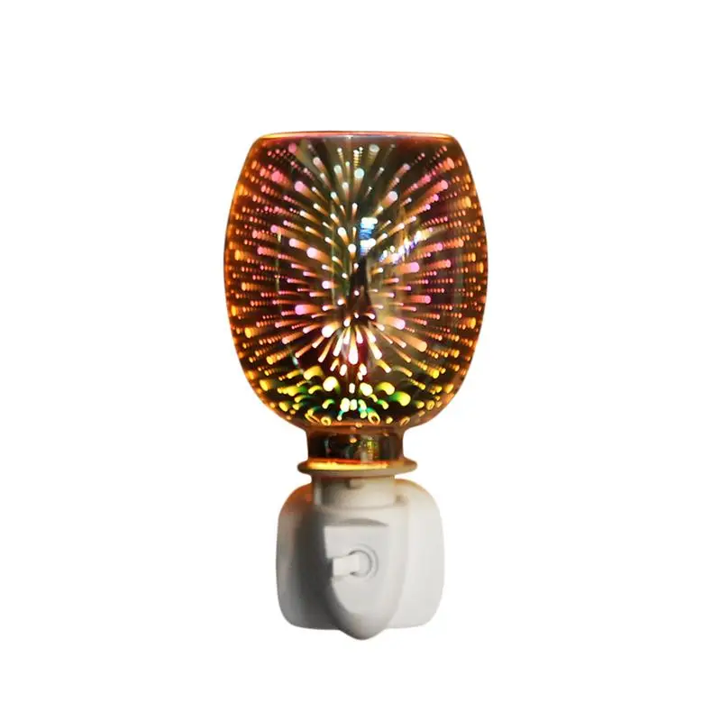 

Electric Aromatherapy Furnace 3D Cool Saike Glass Plugin Aromatherapy Wax Melt Heater Suitable For Indoor Aromatherapy Places
