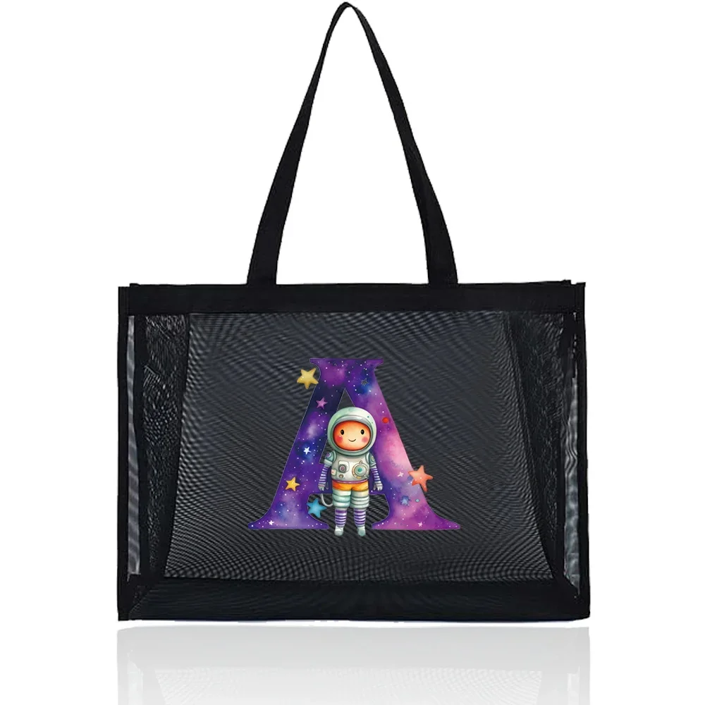 Сетчатые дорожные сумки для покупок тоут на плечо вместительные женские