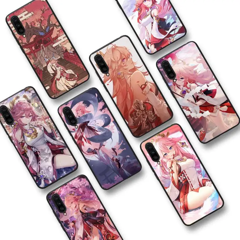 

Genshin Impact Yae Miko Phone Case For Xiaomi mi 9 mi8 F1 9SE 10lite note10lite Mi8lite Coque for xiaomi mi 5x