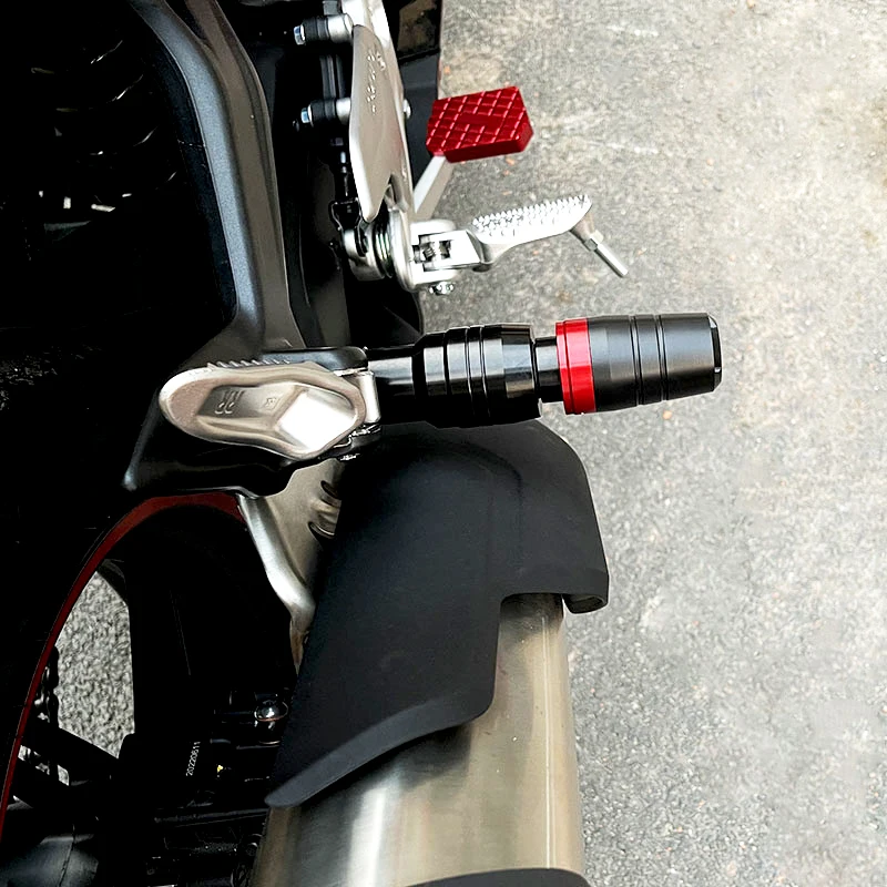 Фото ДЛЯ QJMOTOT SRK800 SRK600RS SRK800 RR 600RS 800RR Запчасти для мотоциклов Аксессуары с ЧПУ Аварийные накладки Выхлопные ползунки Защита от столкновений №5