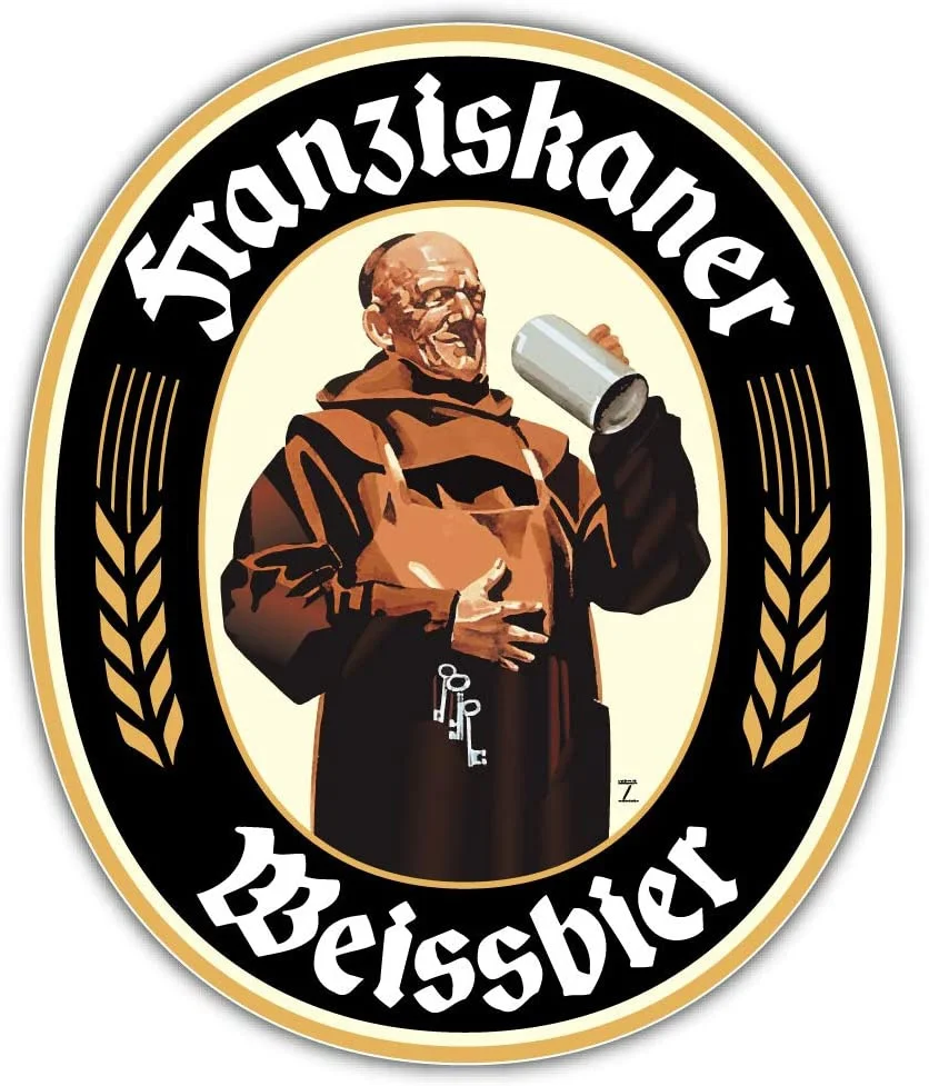 

Наклейка на бампер автомобиля с логотипом для x2 Franziskaner Weissbier 4 "X 5"