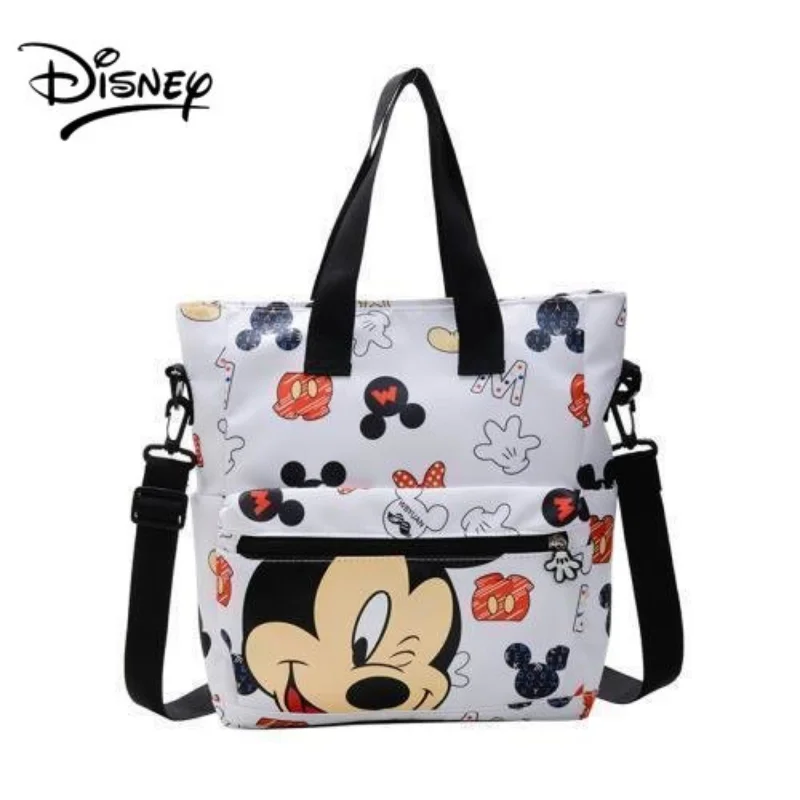 Disney Shoulder Bag for Girl Kids Side Bags for Girls Mini Mickey Mouse Handbags Tote Waterproof Nylon Cute for Class Students