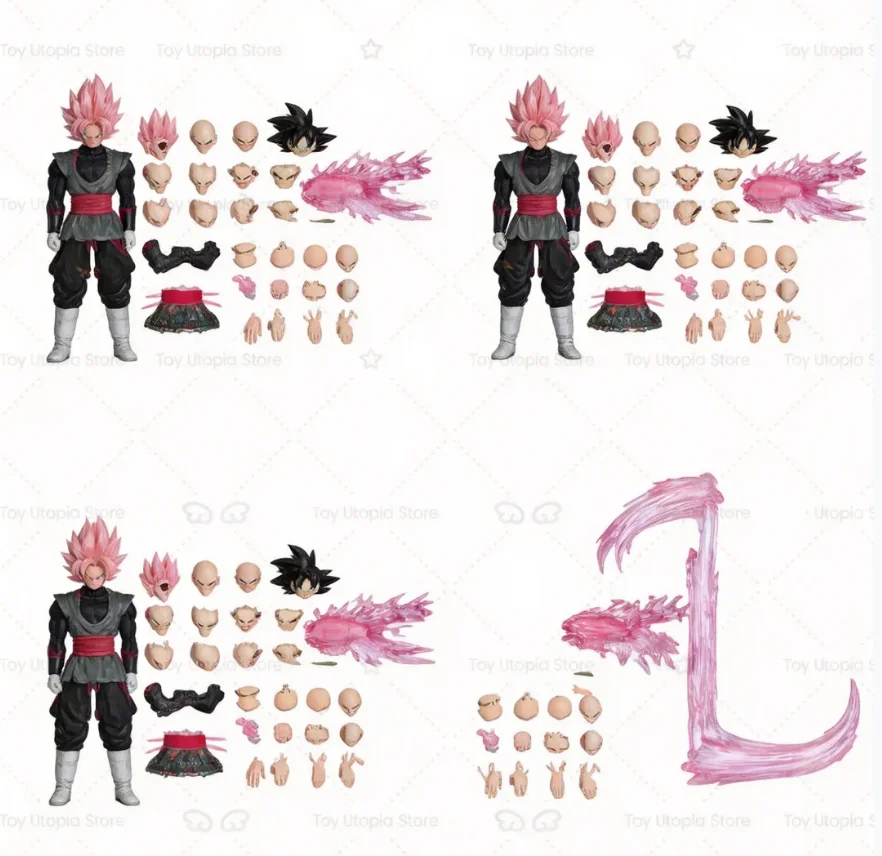 Фото Фигурка-модель Dimensionia Dragon Ball Super Saiyan Rose Son Goku Black Zamasu, аниме-фигурка, игрушка, подарок №1