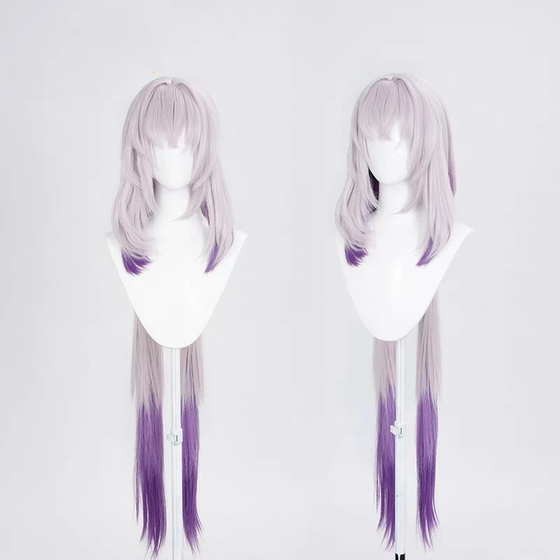 Игра Honkai Star Rail Косплей Касторский парик Фиолетовые длинные волосы Амфорес Парики