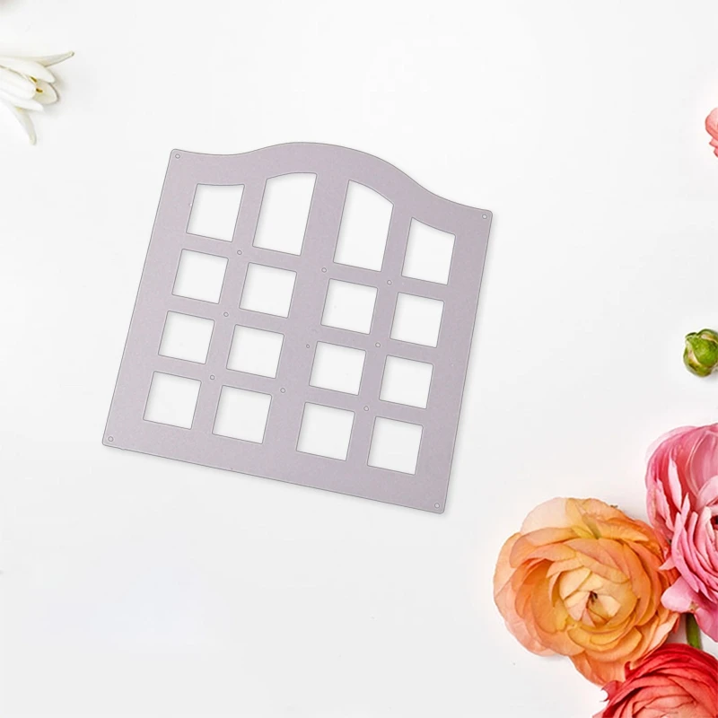 

Metal Die Cuts Carbon Steel Embossing Stencils Window Frame Cutting Dies for Paper Crafts Card Making DIY Scrapbooking