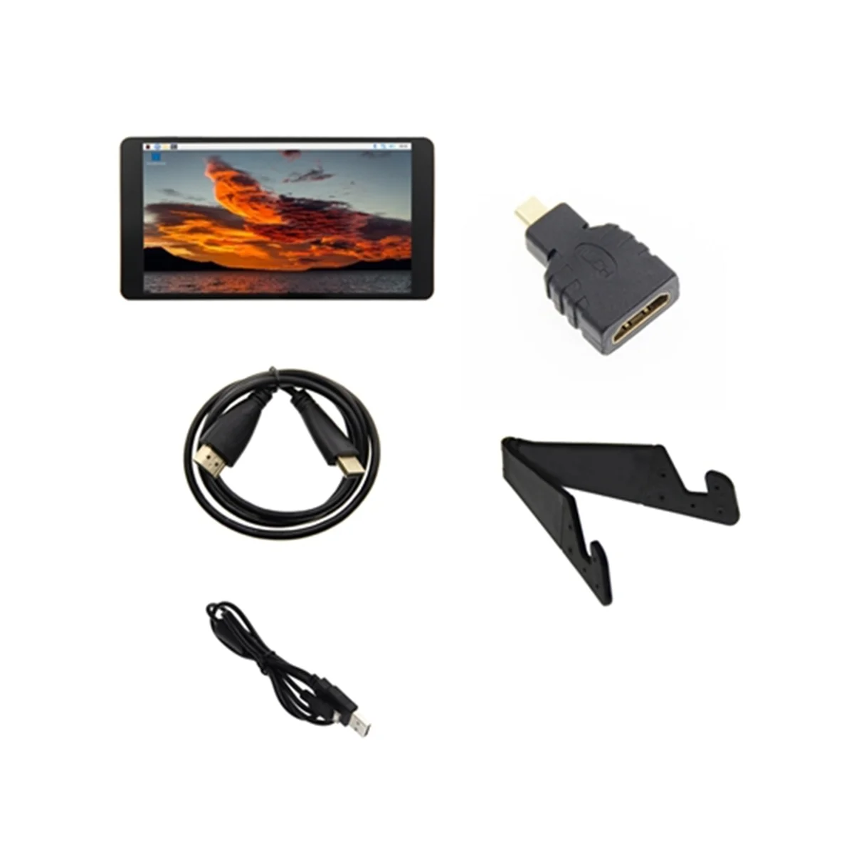 Новый 5 дюймовый 1080P AMOLED IPS ЖК-Дисплей HDMI-совместимый USB монитор емкостный
