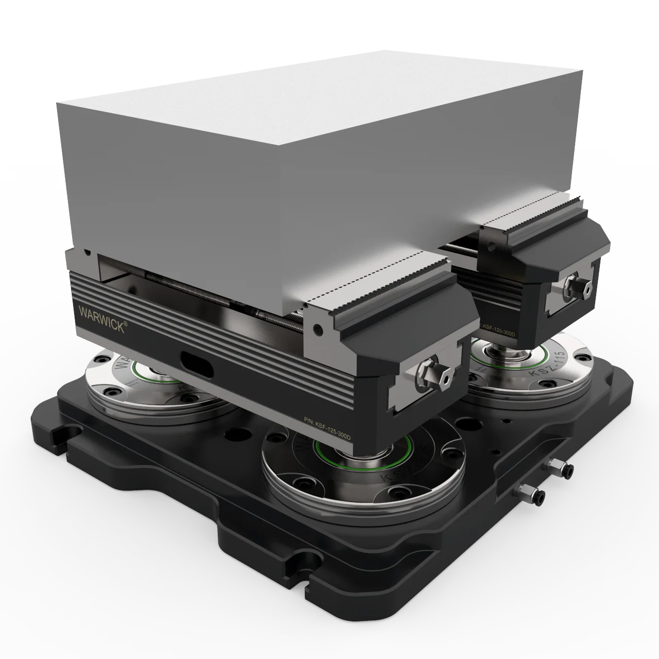 WARWICK KSF-125-180D ручные тяжелые настольные тиски из закаленной стали совместимые с