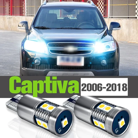 2 светодиодный, светодиодные паркосветильник огни для Chevrolet Captiva 2006-2018 2007 2008 2009 2010 2011 2012 2013 2014
