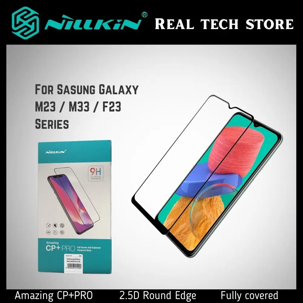 

Screen Protector for Samsung Galaxy M23 /M33 5G Glass NILLKIN CP+Pro Anti-Explosion Tempered Glass for Samsung Galaxy F23 Film