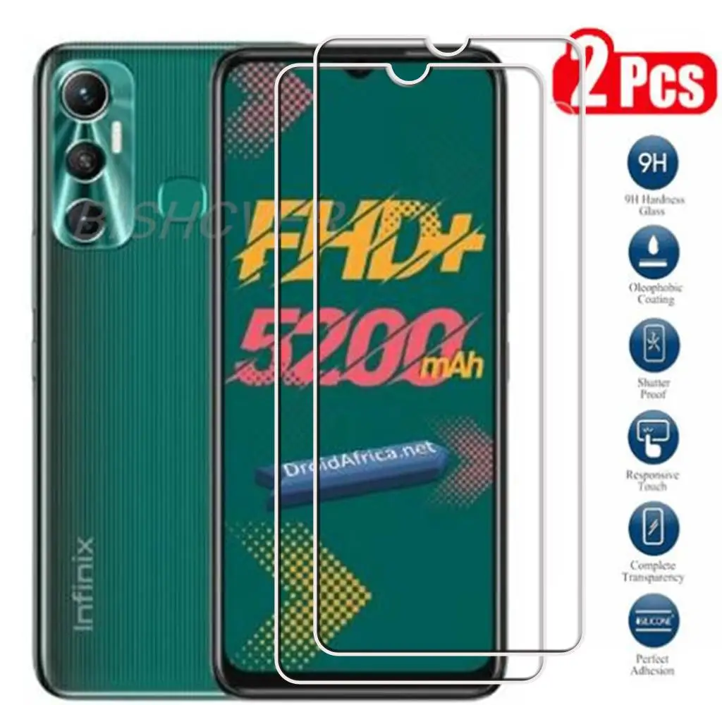 Закаленное стекло для Infinix Hot 11 Helio G70 6,6 дюйма, Защитная пленка для экрана Hot11 X662, X662B, X689F, стекло для телефона