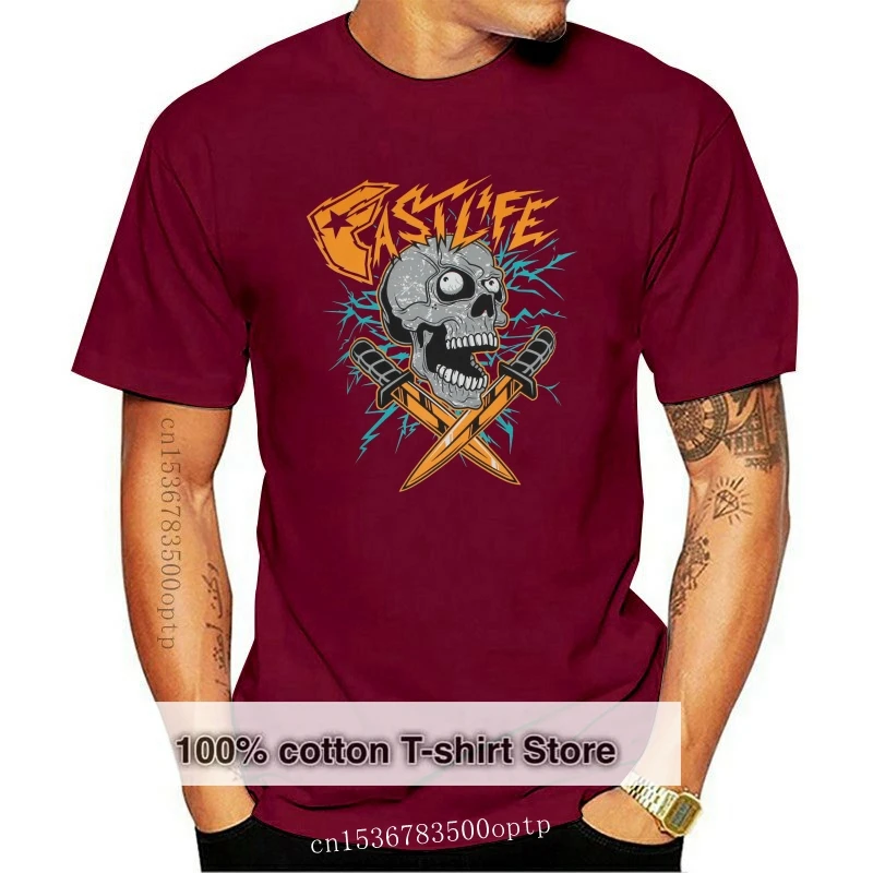 

New Famous Stars & Straps Fastlife Skull Knives Logo T Shirt M 2021 Design Short Sleeve Tee Shirt