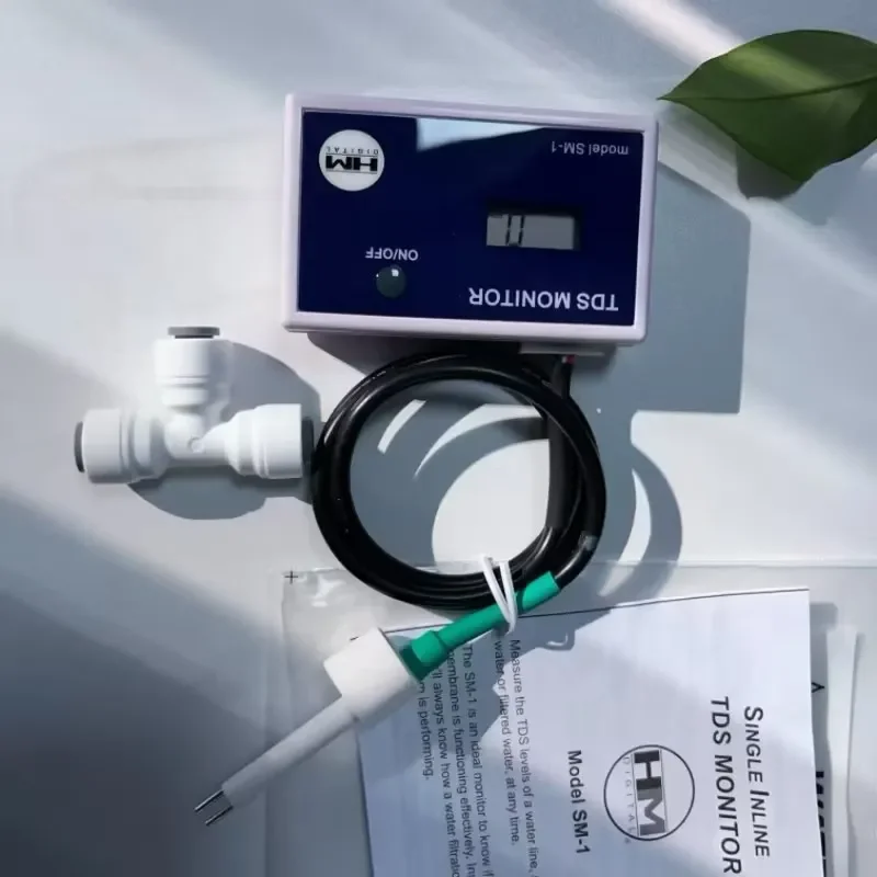 Фото Удобный в использовании монитор качества воды SM1/TRM1: измеритель TDS, pH и температуры для аквариумов и лабораторий №4