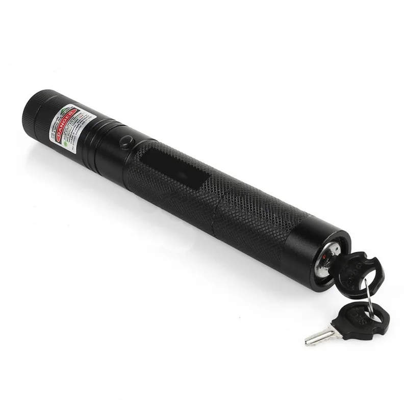 

High Powerful Device Adjustable Safety Key Burning Match Focus 532 NM 5mw Green Lasers Sight 303 Pointer Laser Pointer Pen