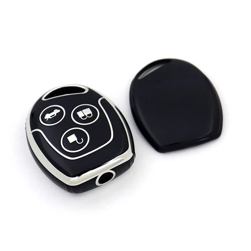 Чехол для автомобильного ключа из ТПУ чехол дистанционного держатель брелока Ford