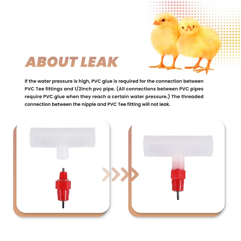 Фурнитура для куриных сосков — полностью автоматический набор поилок птицы