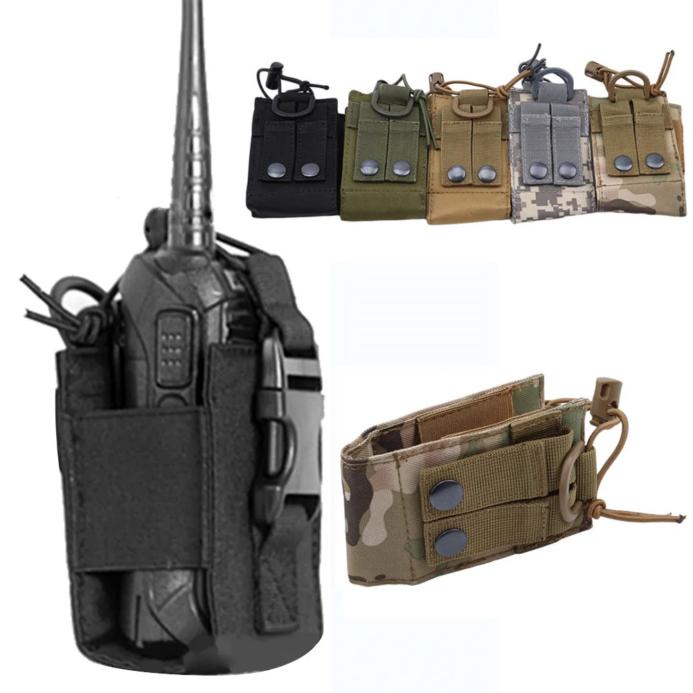 

1pcs Tactical Sports Military Package Pouch Walkie Hunting Talkie Pendant Holder Bag Molle Nylon Radio Magazine Pouch Pocket