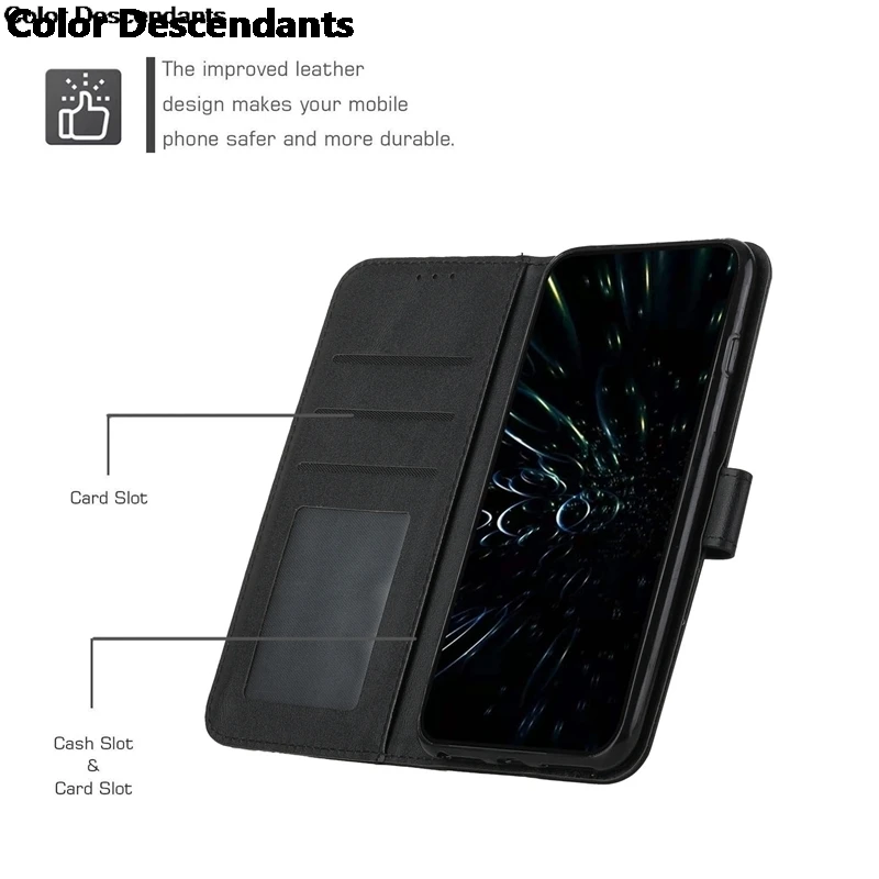 Чехол-книжка для Xiaomi Poco F6 Pro флип-чехол Xiomi POCO PocoF6 F 6 кожаный защитный чехол