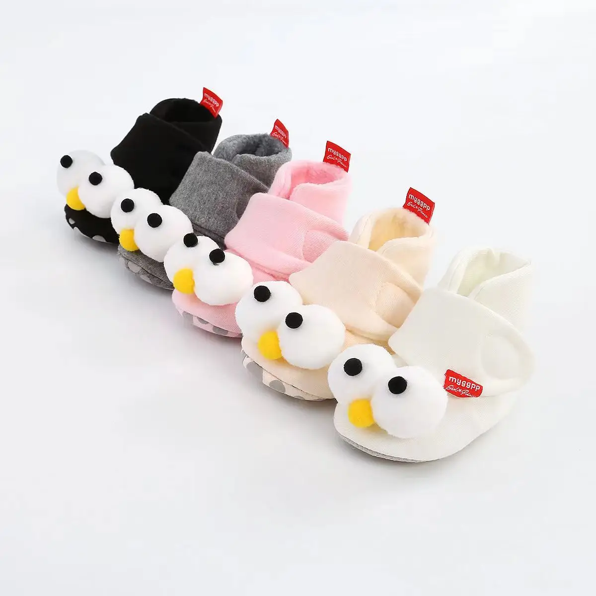 New Toddler Newborn Baby Crawling Shoes Boy Girl Lamb Slippers Prewalker Trainers Fur Winter Animal Ears First Walker