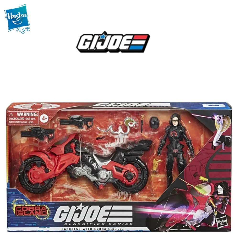 

Hasbro G.I.JOE Classified Series Cobra Island BARONESS WITH COBRA C.O.I.L. 6 Inches 16Cm Children's Toy Gifts Collect Toys