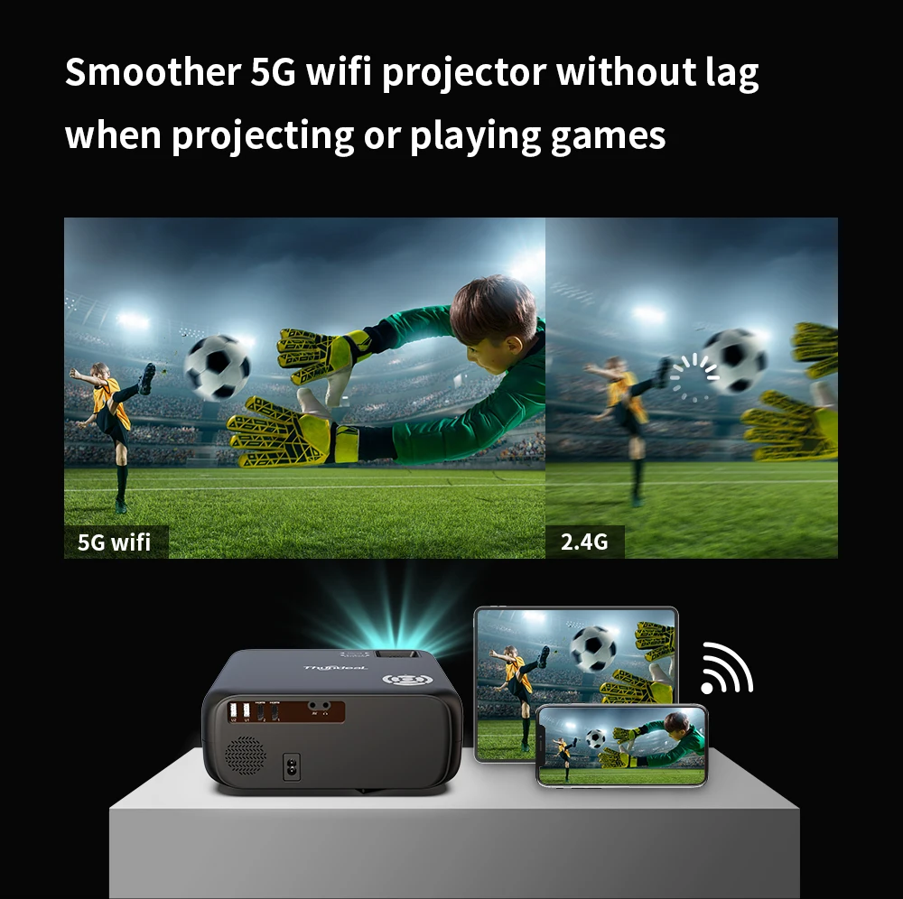 Светодиодный видеопроектор ThundeaL TD97 Full HD 1080P Android Wi-Fi 4K |