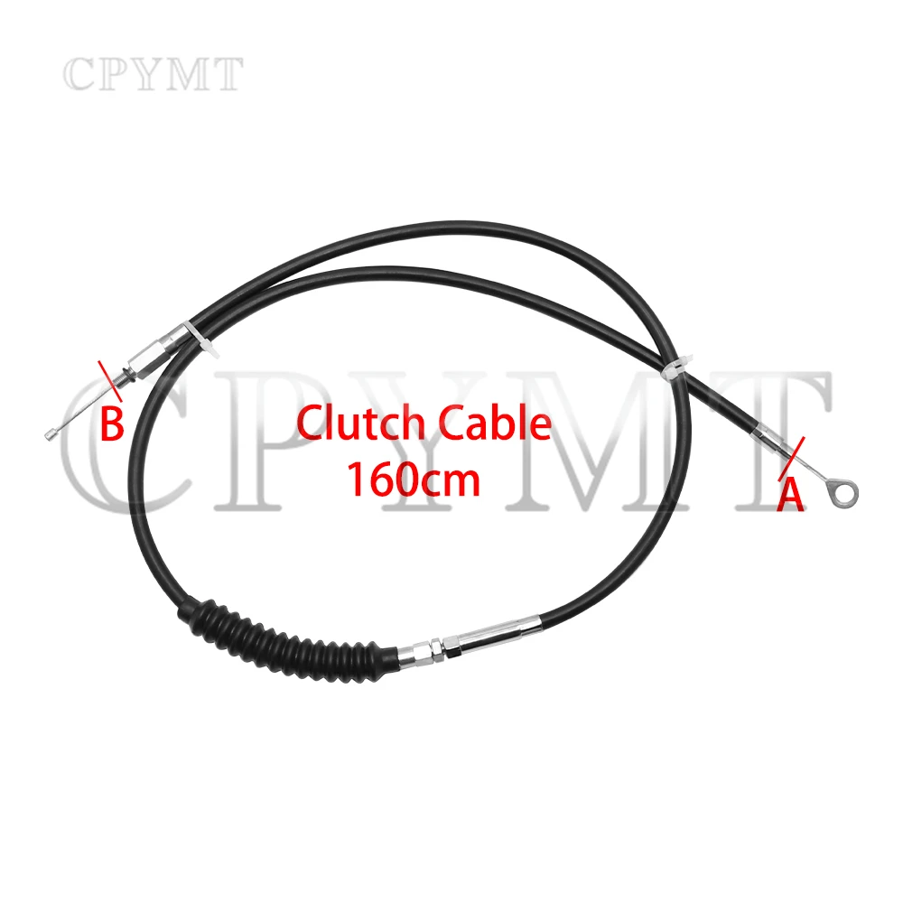 Трос сцепления мотоцикла, черный/серебристый, подходит для Harley Dyna Softail Fat Boy Road King Sportster Iron XL 883 XL1200