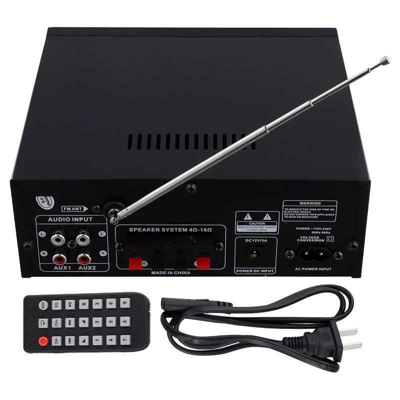 AK55 Аудиоусилитель 2.0-канальный HIFI цифровой Bluetooth-усилитель USB-цифровой усилитель