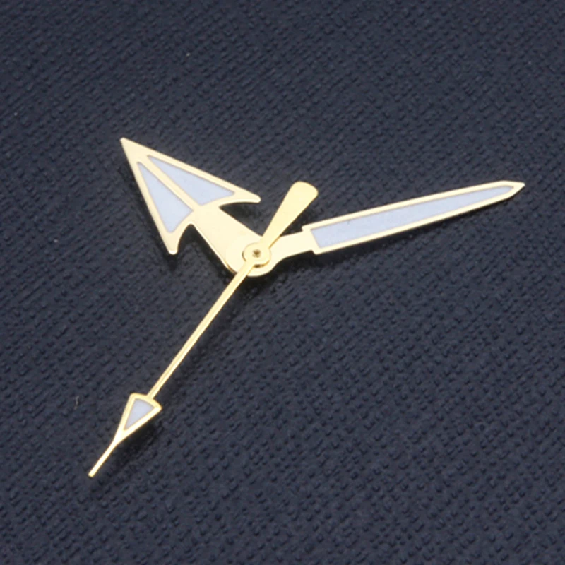 NH35 Gold Watch Hands Fit 7s26 NH36 NH35 Movement C3 Green Luminous for Seiko SKX007 SKX009 SPRD Watch Repair Pointer