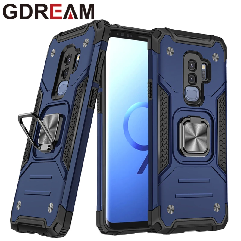 

Case For Samsung Galaxy S8 S9 S10 S11 S10E S20FE Shockproof Ring Armor Phone Cover For Samsung S20 S21 S30 S22 Plus Ultra S21FE