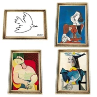 picasso paintings fridge magnets world famous paintings magnetic stickers for message board creative home decoration