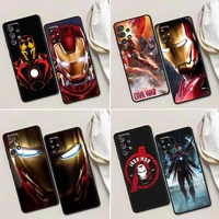 iron man marvel ironman phone case for samsung galaxy a72 a52 a53 a71 a91 a51 a42 a41 note 20 ultra 8 9 10 plus cases cover