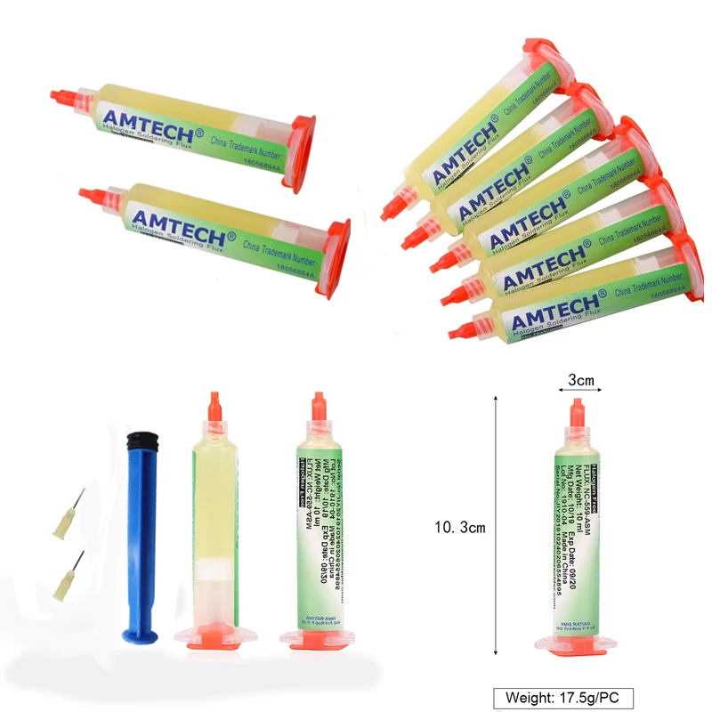 Wholesale 35PCS/lot Welding Flux Original AMTECH NC-559-ASM Solder Paste Welding Advanced Oil Grease Soldering Repair No-Clean