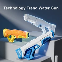 Large Automatic Absorbing Water Gun Summer Electric Toy Water Gun Induction Water Burst Water Gun Beach Outdoor Water Toys Gift 2