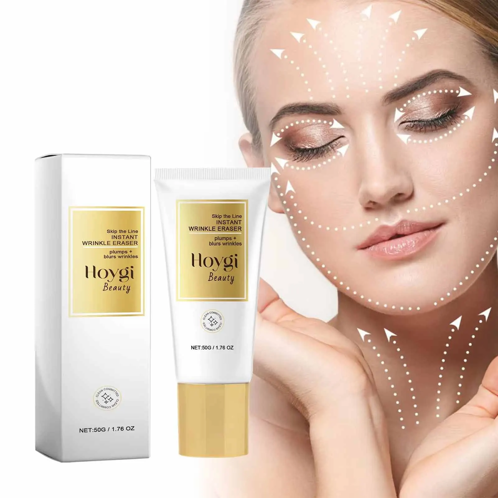 przeciwzmarszczkowy krem ujędrniający znikną linie czoła zmniejsza zmarszczki Lifting obrzęki napinający nawilżający przeciwstarzeniowy do