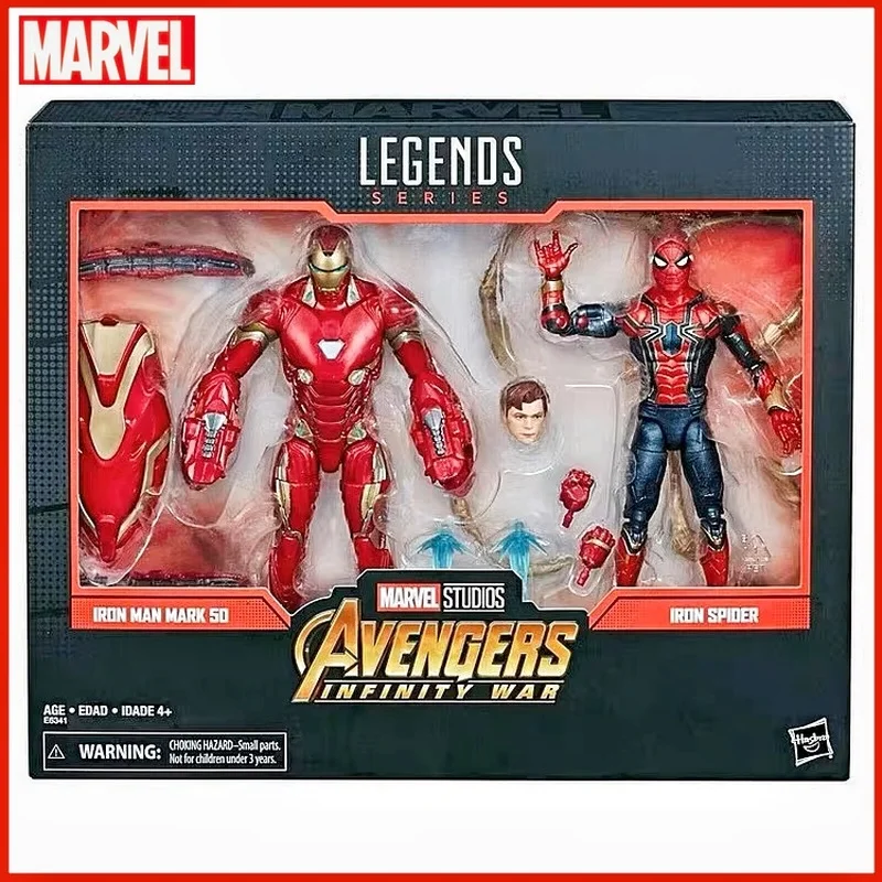 

In Stock Marvel Legends Iron Spider-Man Iron Man Mk50 6-Inch Movable Doll Collection Hobby Model Toy Birthday Gift