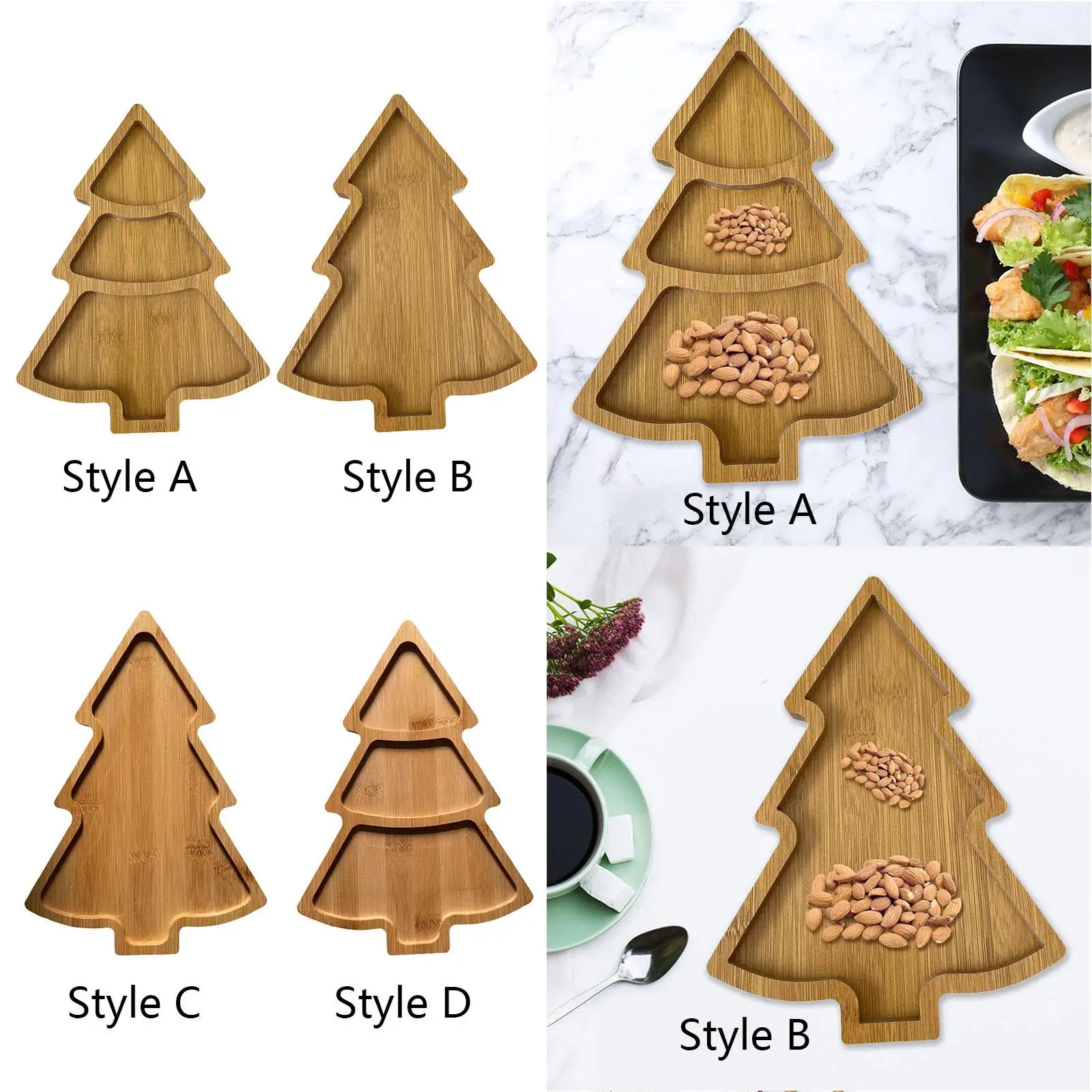 Рождественский сервировочный поднос для десерта сервировочная миска