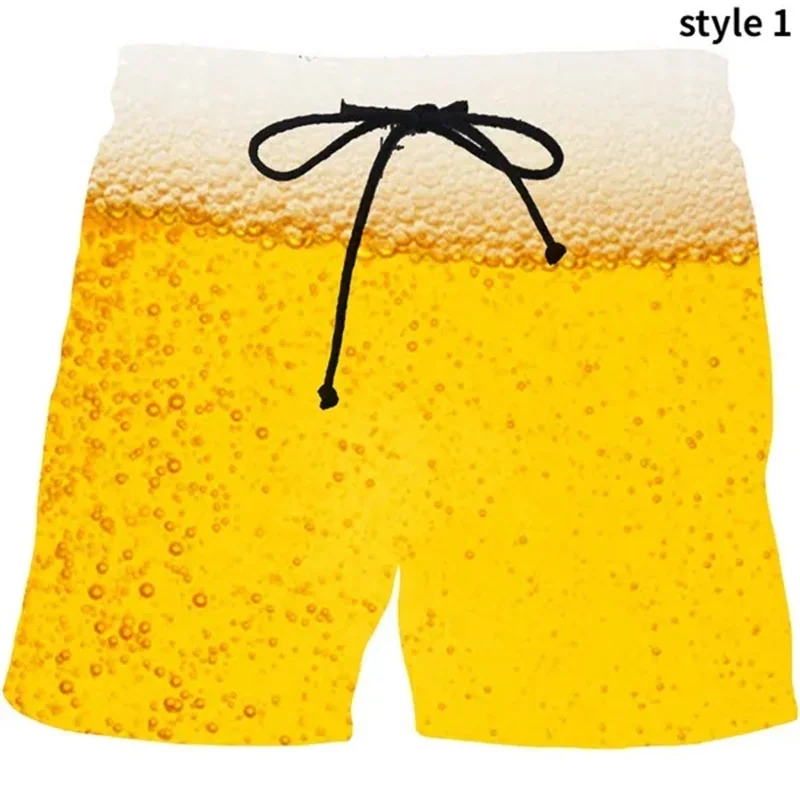 Крутые пляжные мужские шорты с 3D принтом для тренажерного зала модные Гавайского
