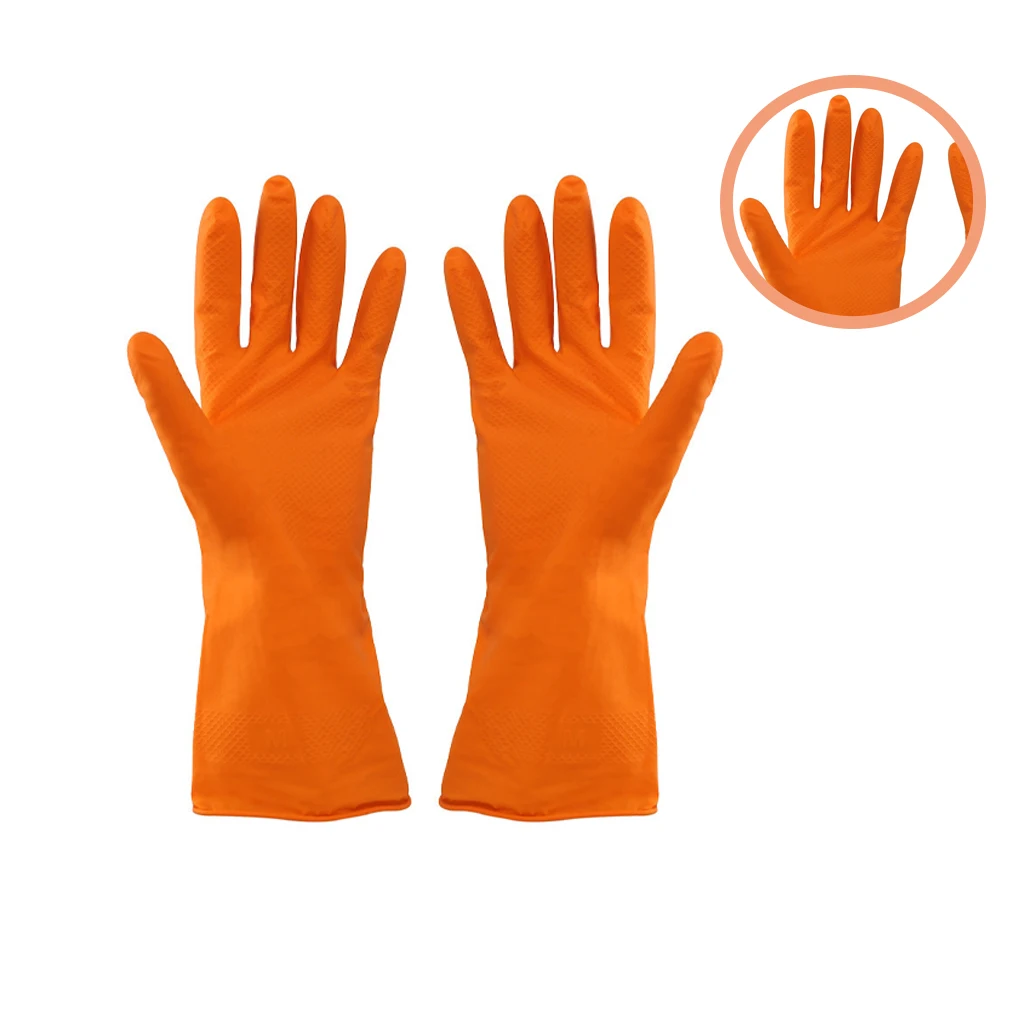 

Household Thin Waterproof Latex Gloves Dish Washing Working Gloves for Kitchen Garden Car