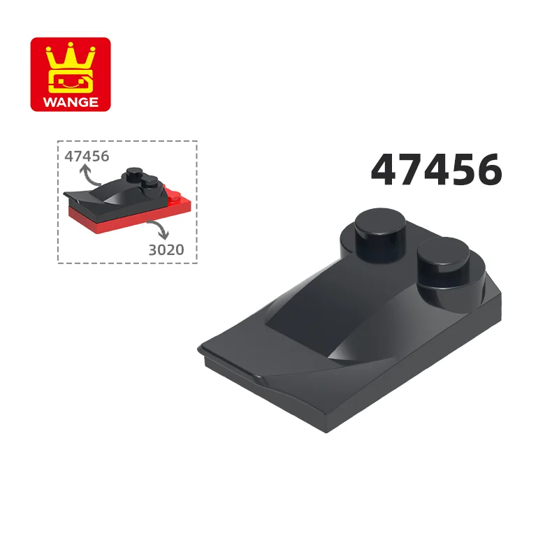 WANGE 47456 100 г/91 шт. закругленные блоки 2x3x2/3 цвет Moc совместимый с кирпичом детская