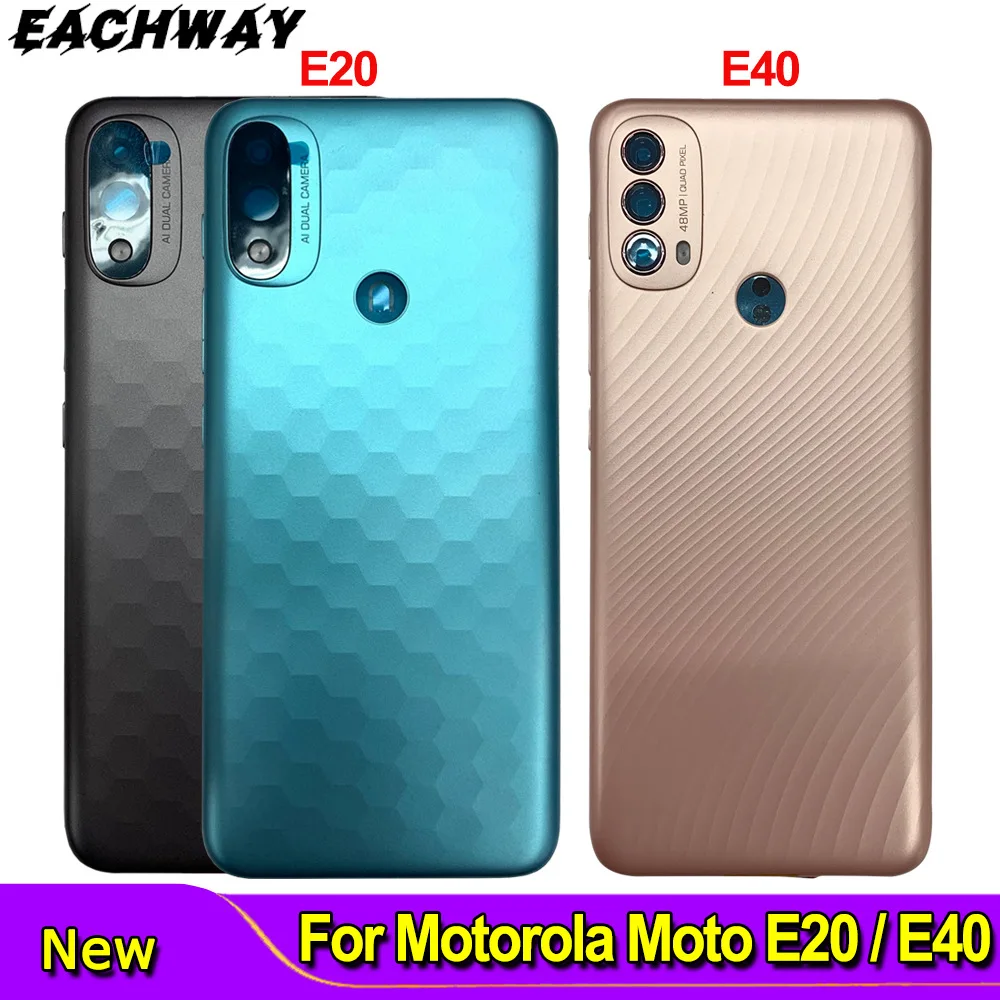 

Крышка батарейного отсека для Motorola Moto E20, 6,5 дюйма, E40