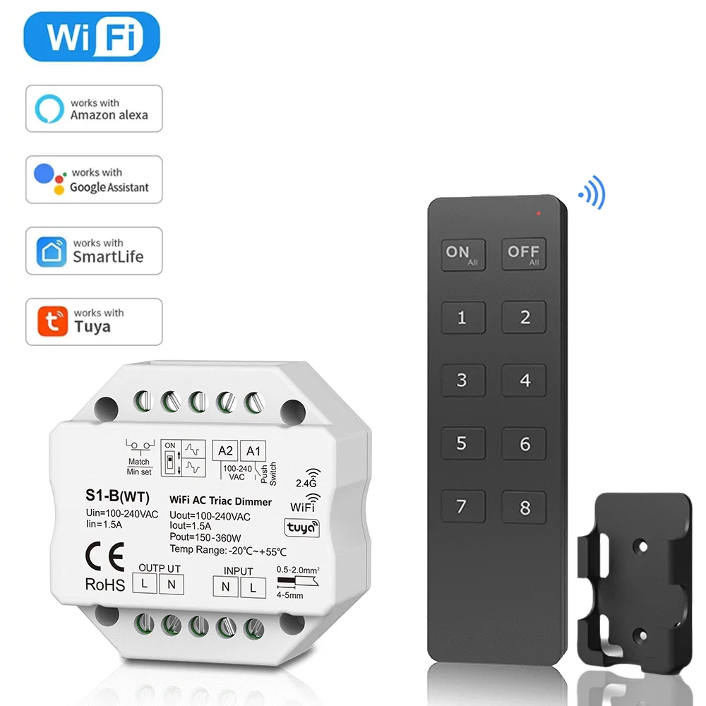 Диммер Триака Для Переменного Тока С Регулируемой Кнопкой Управления Яркостью 220