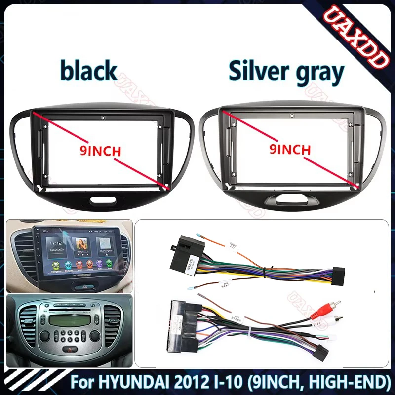 Для HYUNDAI 2012 I-10 9 дюймов автомобильный радиоприемник Android стерео аудио экран мультимедийный видеоплеер навигационные кабели жгут рамка (art.: 3920c705a0ebd) - 3920c705a0ebd