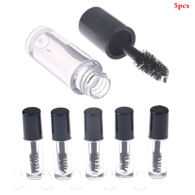 

5pcs 0.8ml Mascara Bottles Set with Wand Empty Mascara Tube Eyelash Cream Container