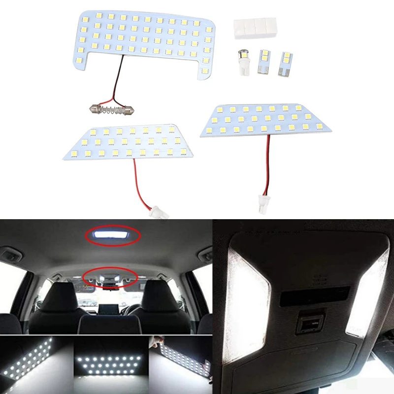 

For Interior LED Light Toyota RAV4 XA50 2019 2020 2021 2022 Lamps SMD Ultra Bright Dome Reading Lights 6Pcs/Set