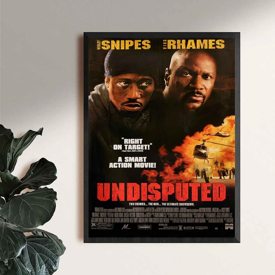 

Undisputed (2002) Movie Poster Star Actor Art Cover Canvas Print Decorative Painting (No Frame)