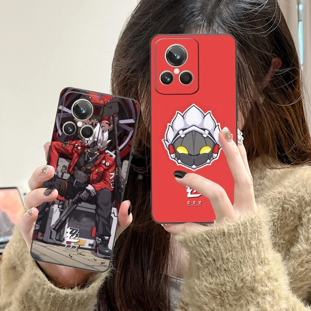 Zenless Zone Zero Billy Kid Mobile Phone Case for Realme GT 2 9i 8i 7i Pro X50 X2 C35 C21 C20 C11 C3 Black Cover Shell