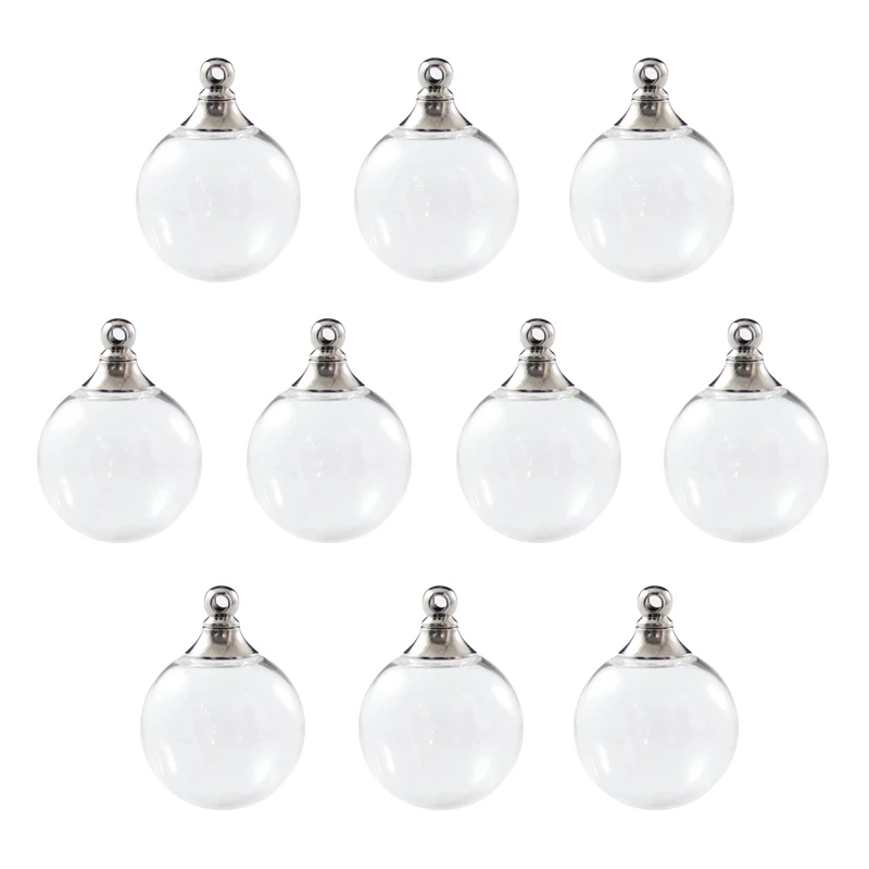 5 шт. полые стеклянные бутылки с винтовой крышкой | Украшения и аксессуары