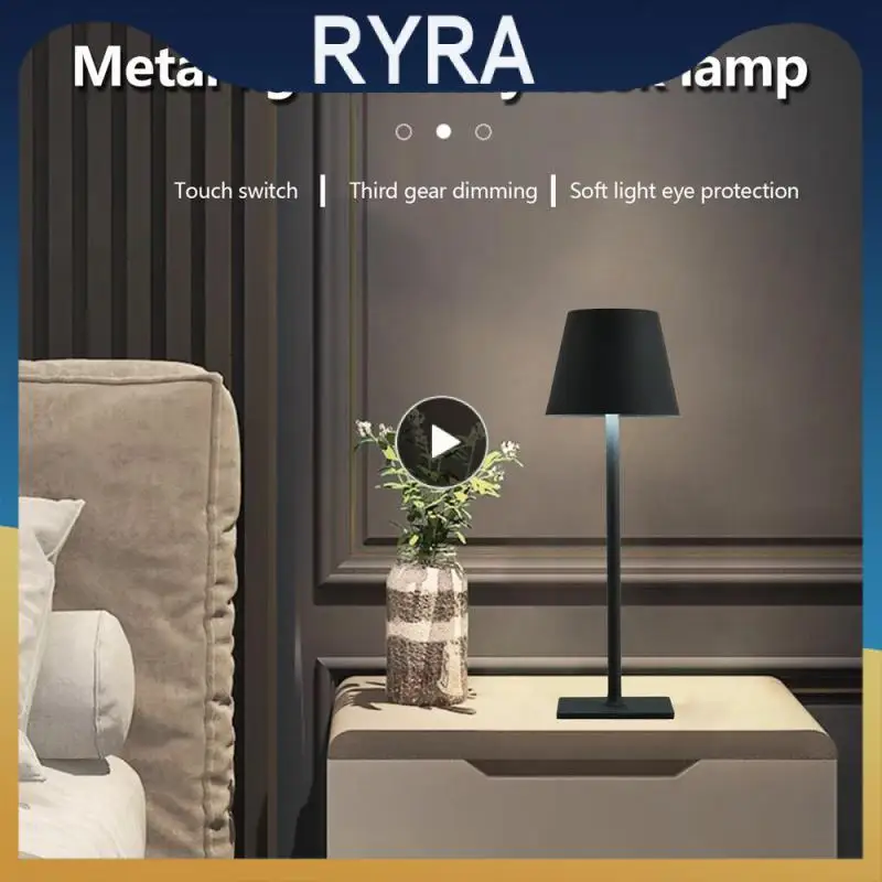 

Bedside Lamp For Couple Dinner Creative Decorative Table Lamp Rechargeable Atmosphere Lamp Table Lamp Lighting Lamps Night Light