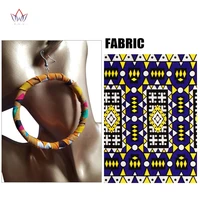 2022 african cloth fabric earrings handmade earrings with tassels for women african print ankara big oversized earrings wyb406