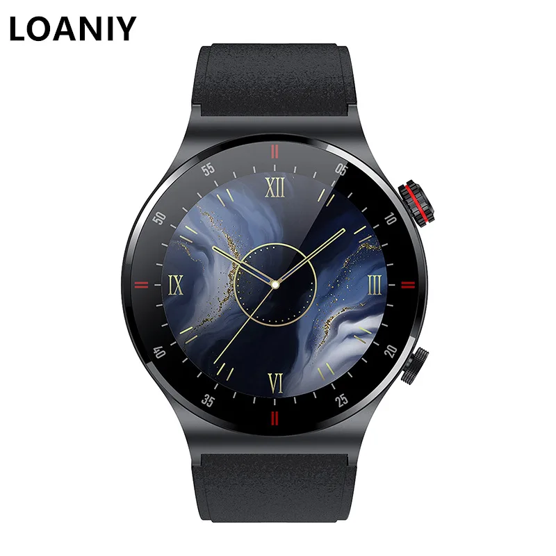 

QW33 Smart Watch (call Answer/Dial) with Mobile Phone Function 1.28" NFC Payment Fitness Tracker Heart Rate Blood Pressure Men