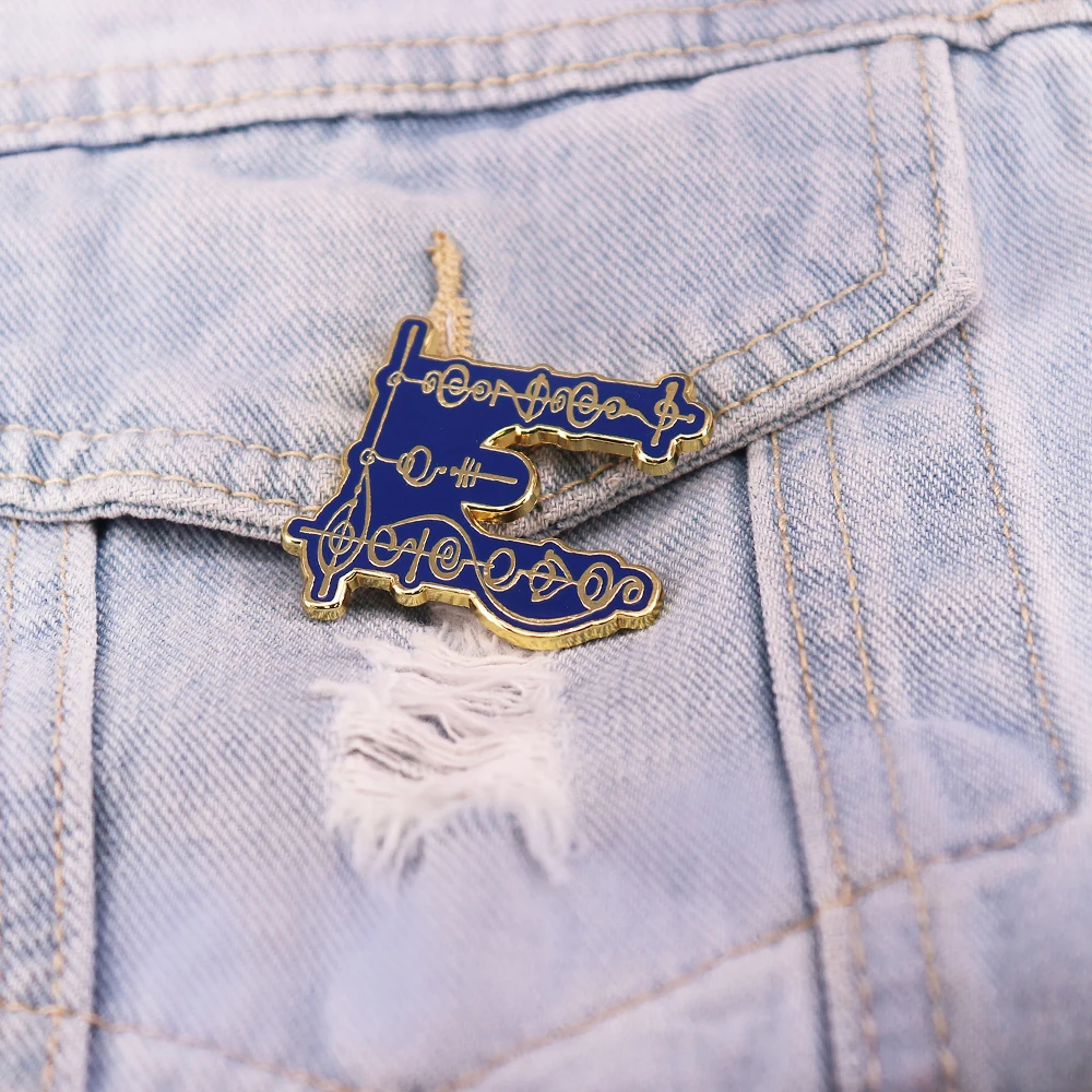 Значок вулкан Live Long and Prosper украшение в стиле научно-фантастической ТВ-сериала с